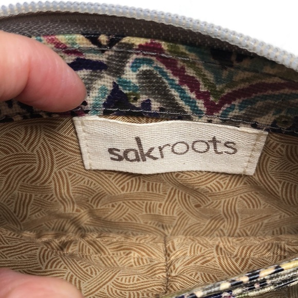 Sakroots Wallet Gray Artsy Zip Around - Picture 11 of 16